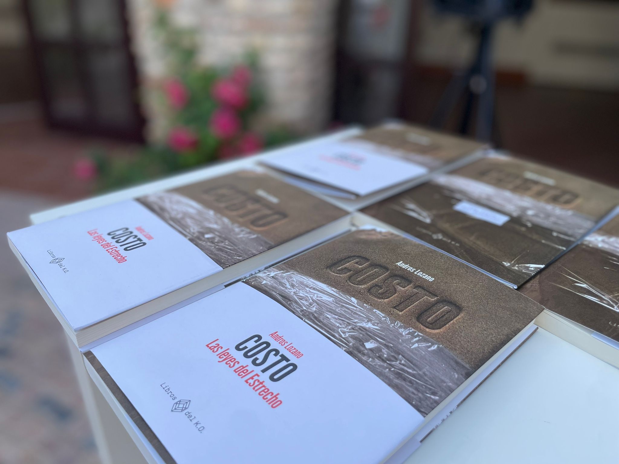 Acto de presentación de 'Costo', de Andros Lozano