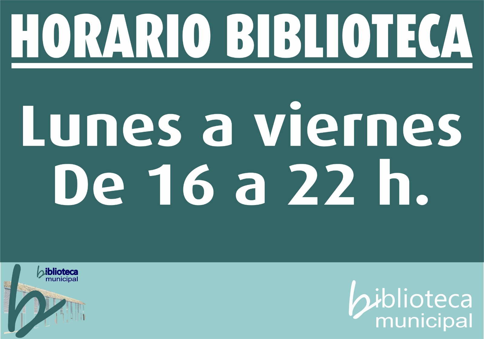 horario biblitoeca