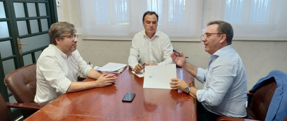 reunión Alcalde en Lebrija