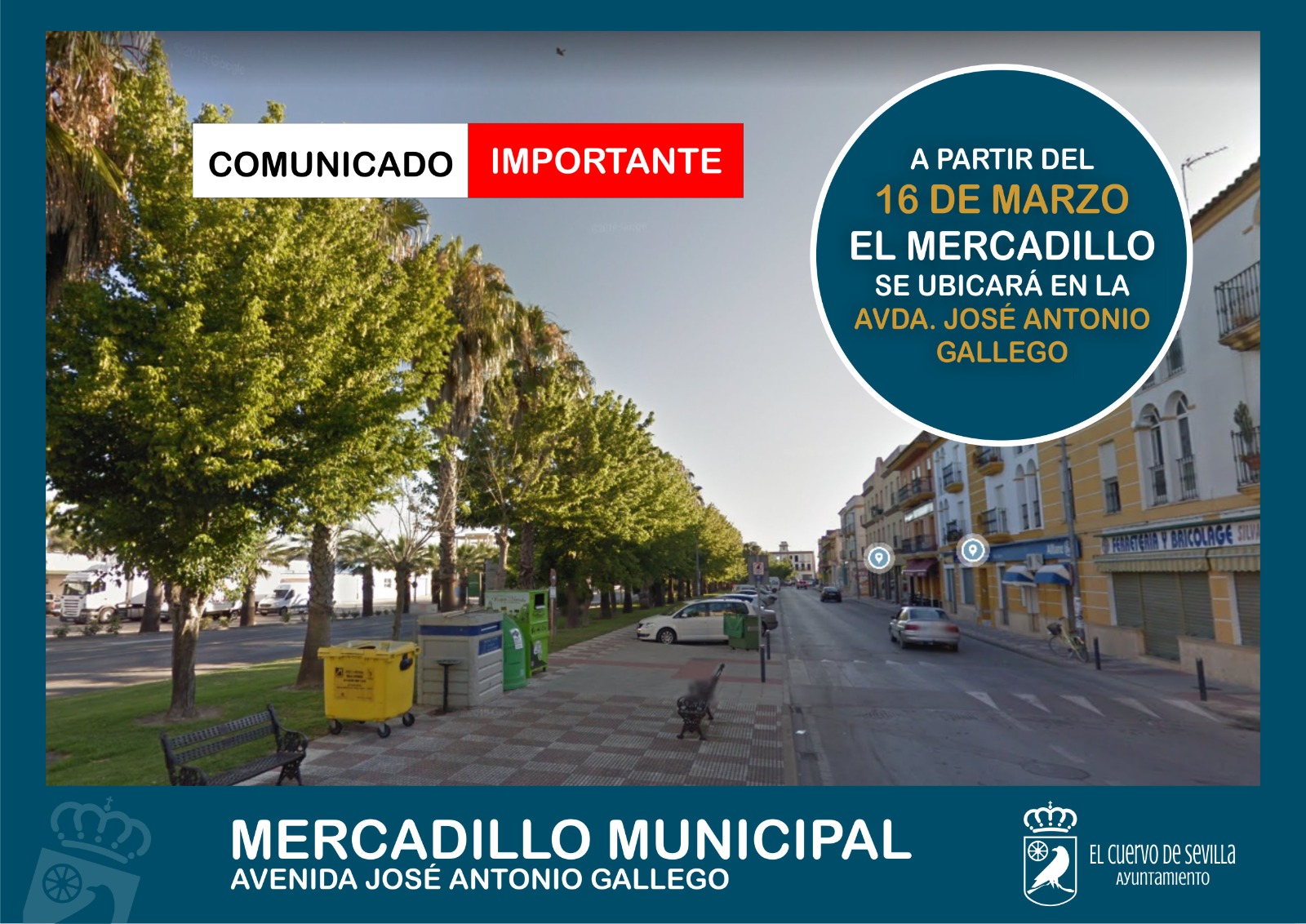 ubicación mercadillo