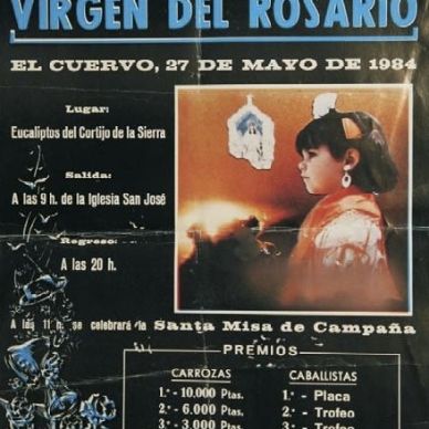 Cartel Romería año 1984